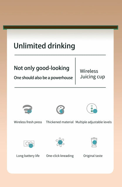 Portable 600ml Citrus USB Juicer