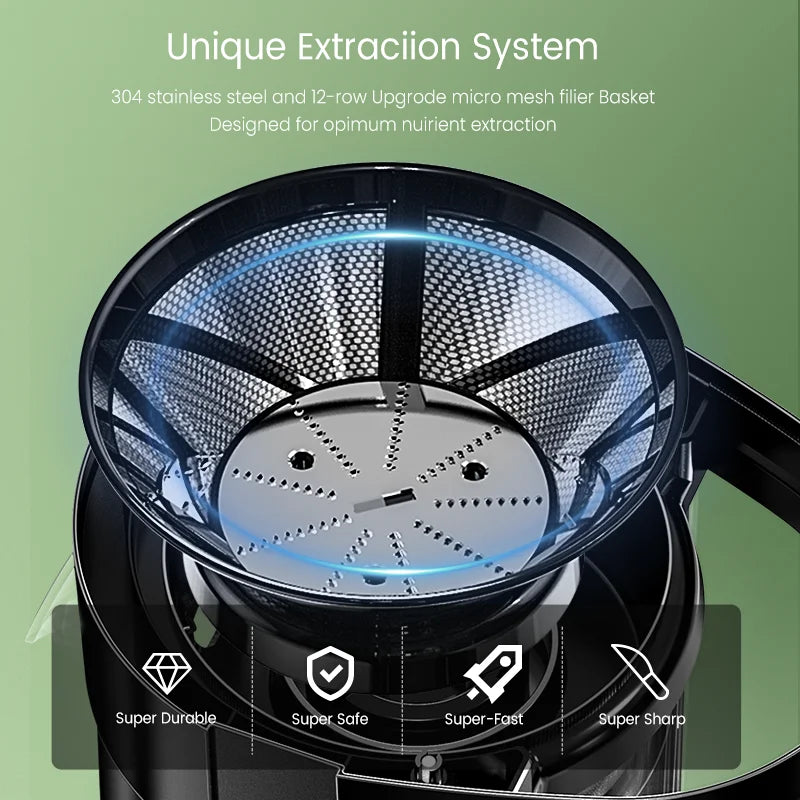 Compact Adjustable Centrifugal Juicer