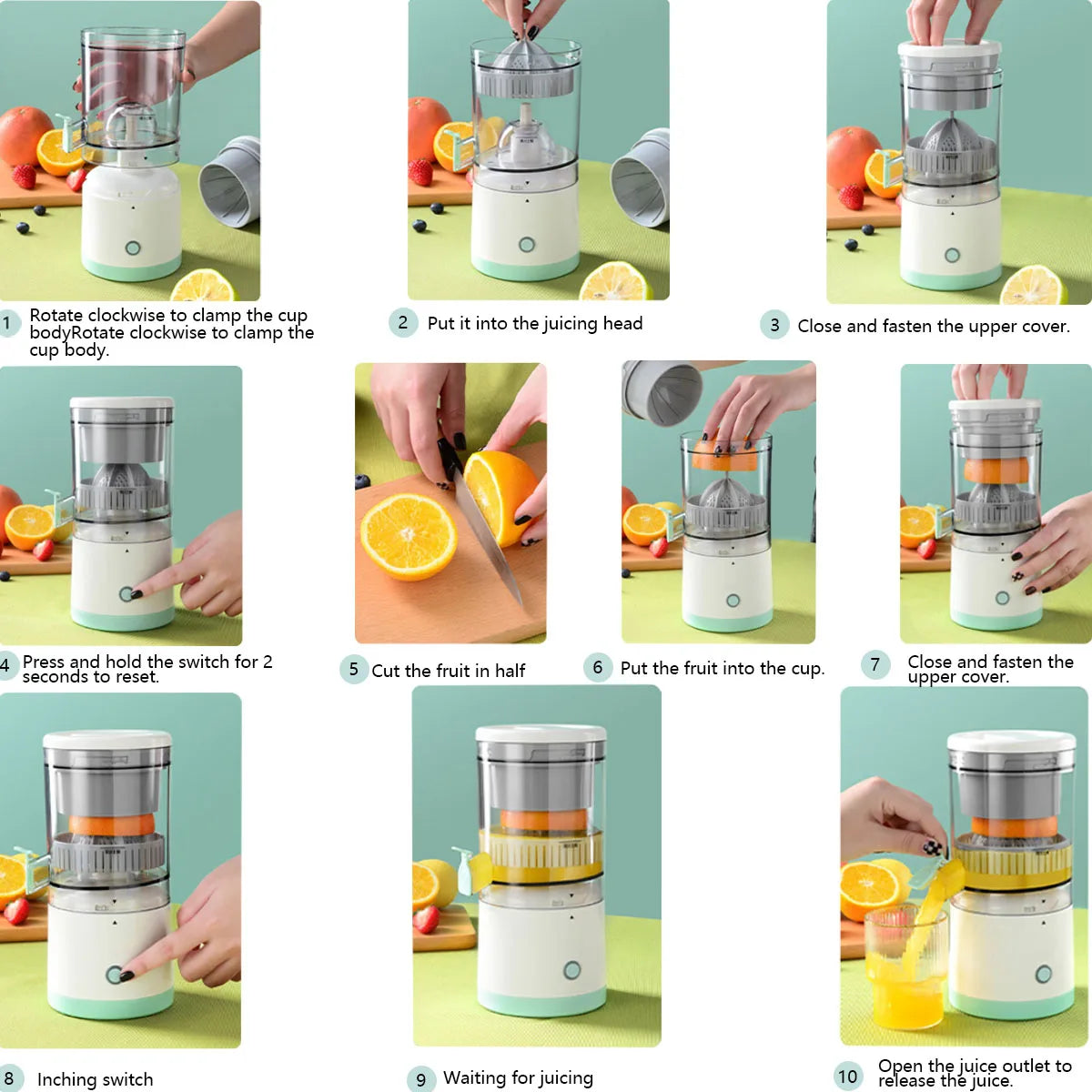 USB Wireless Citrus Fresh Juicer