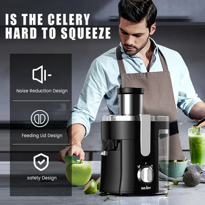 Compact Adjustable Centrifugal Juicer