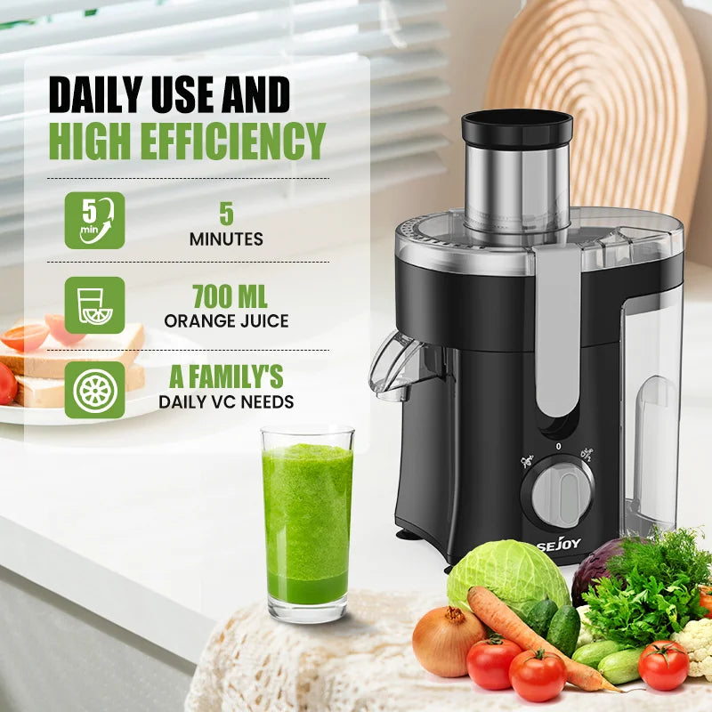 Compact Adjustable Centrifugal Juicer