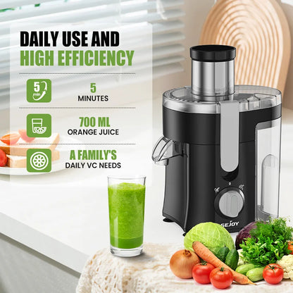 Compact Adjustable Centrifugal Juicer