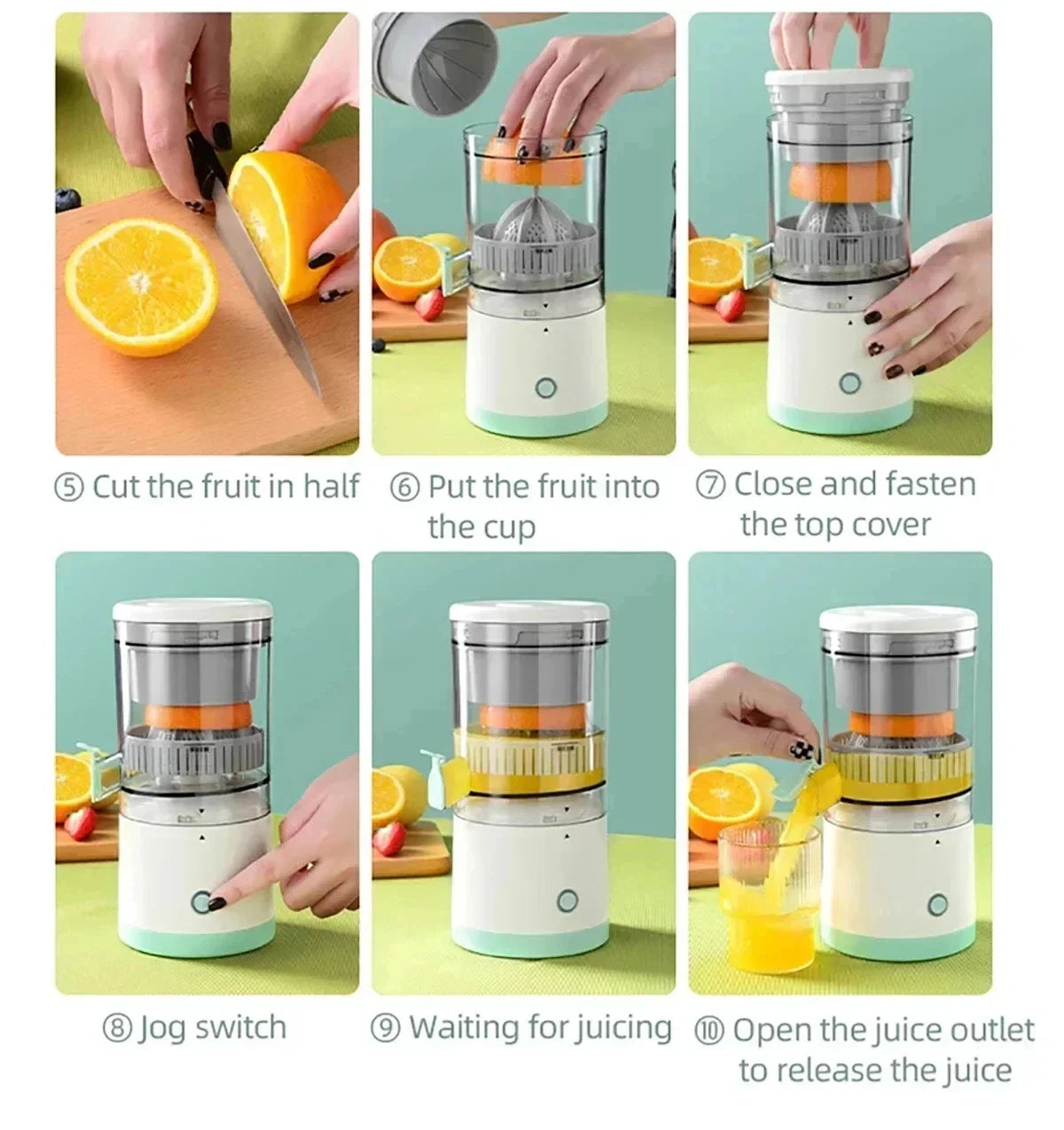 USB Citrus Press Juicer Cup